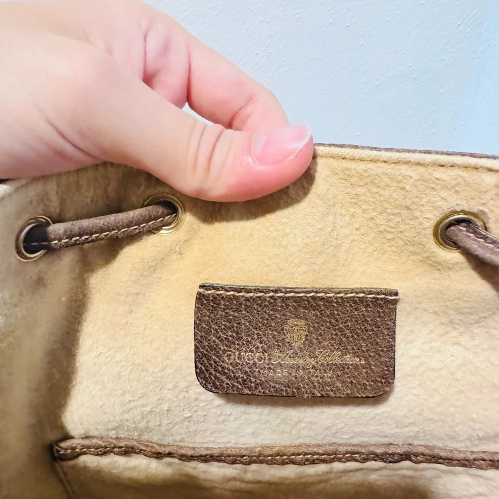 Gucci GG Monogram Bucket Bag Vintage - Picture 12 of 16